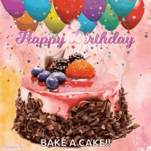 Happy Birthday Birthday Cake GIF