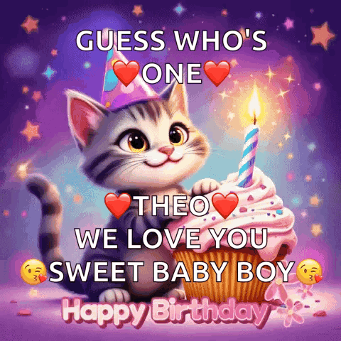 Happy Birthday Birthday Cat GIF