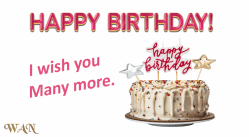 Happy Birthday Birthday Greetings GIF