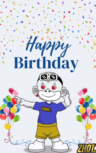 Happy Birthday Birthday Wishes GIF