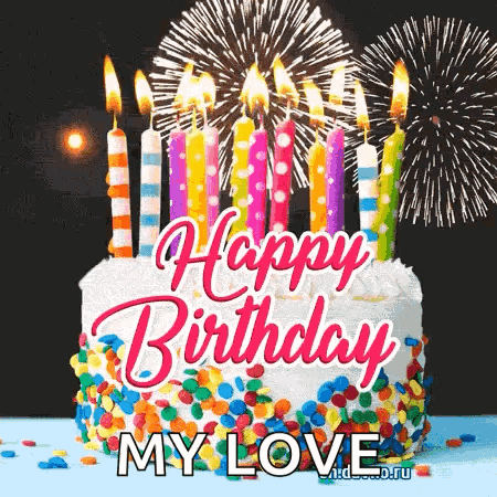 Happy Birthday Fireworks Kids Happy Birthday GIF