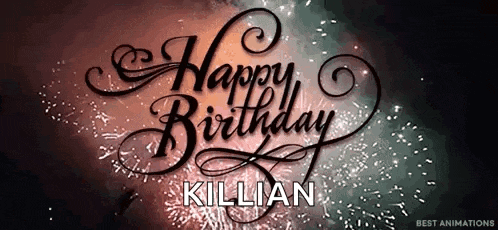 Happy Birthday Fireworks GIF