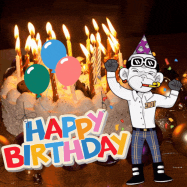 Happy Birthday Happy Birthday Cheers GIF