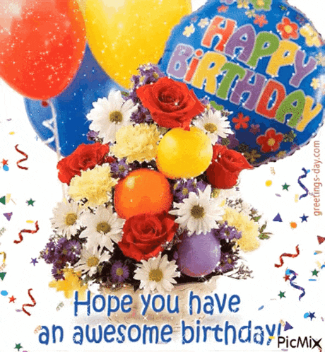 Happy Birthday Hope You Have An Awesome Birthday GIF