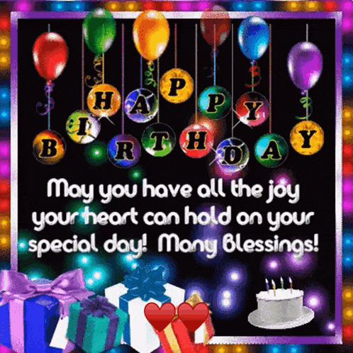 Happy Birthday Joy GIF