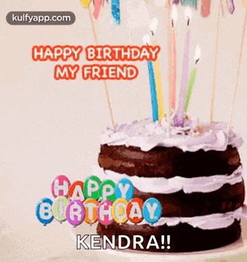 Happy Birthday My Friend Happybirthday GIF