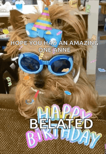 Happy Birthday Party Hat GIF