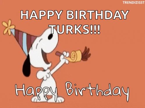 Happy Birthday Snoopy GIF