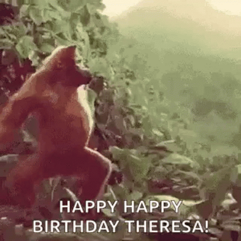 Happy Birthday Theresa Dance GIF