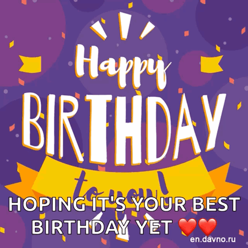 Happy Birthday To You Greeting GIF