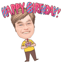 Happy Birthday Sticker