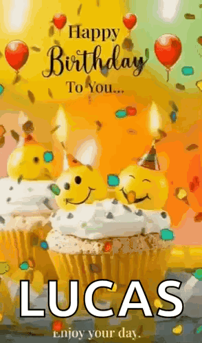 Happy Birthday Wishes Enjoy Your Day GIF