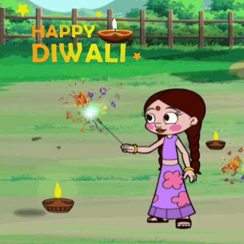 Happy Diwali Chutki GIF
