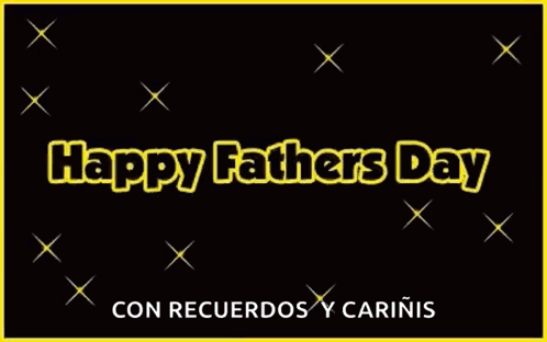 Happy Fathers Day Sparkle GIF