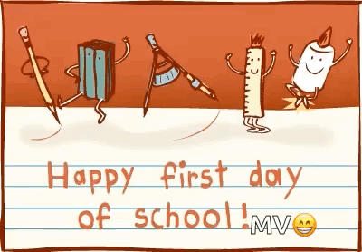 Happy First Day Of School 1st Day Of School GIF