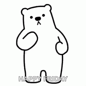 Happy Friday Bear Dance GIF