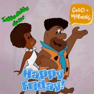 Happy Friday Flintstones GIF