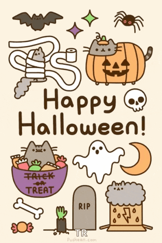 Happy Halloween Bat GIF