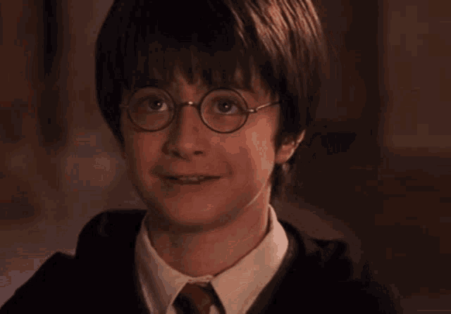 Happy Harry Potter GIF