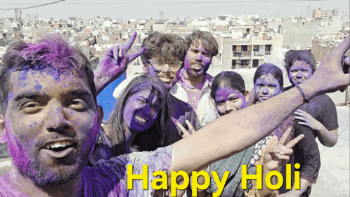Happy Holi Abye Diwali Nahi Holi Hai Aaj GIF