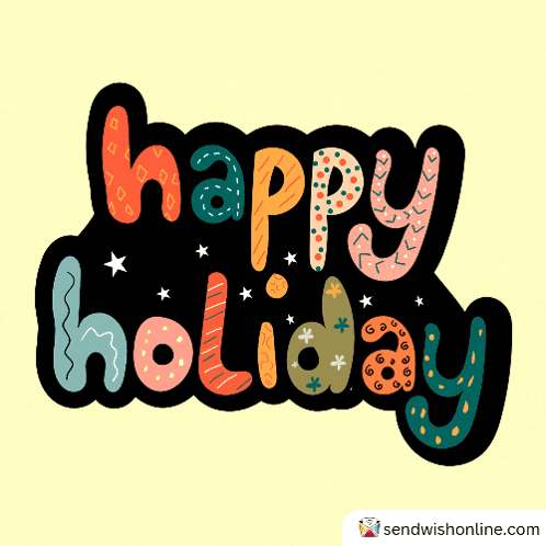 Happy Holiday Happyholiday GIF