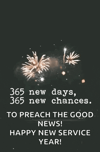 Happy New Year Fireworks GIF