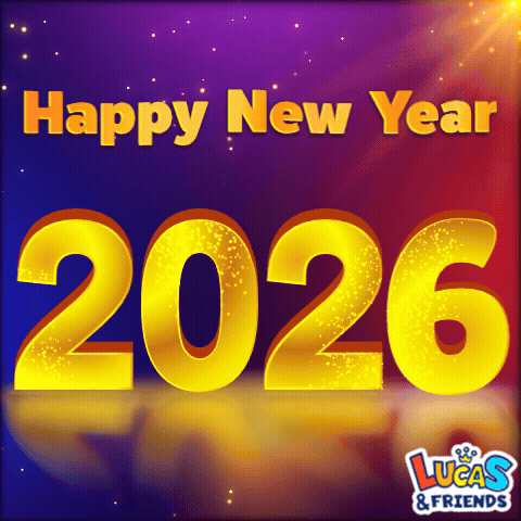 Happy New Year Lights GIF