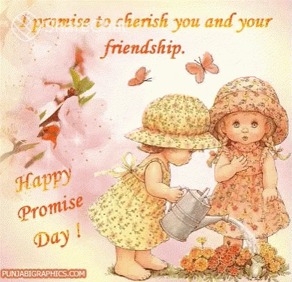 Happy Promise Day To Cherish You And Your Friendship GIF