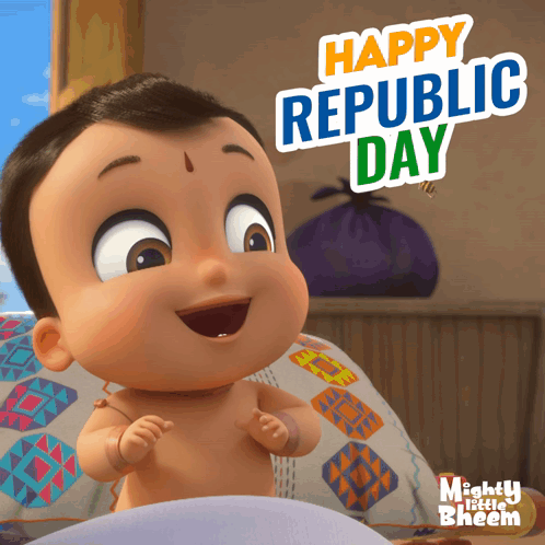 Happy Republic Day Bheem GIF