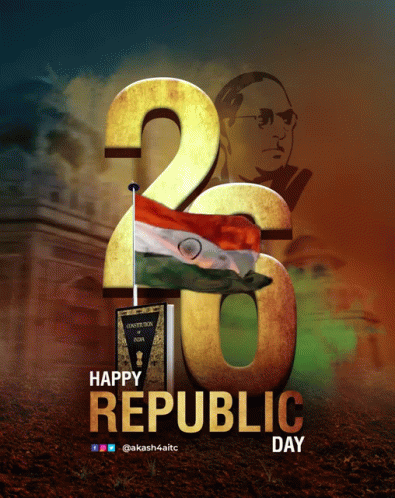 Happy Republic Day Bhim Rao Ambedkar GIF