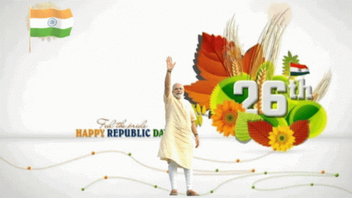Happy Republic Day Hands Up GIF
