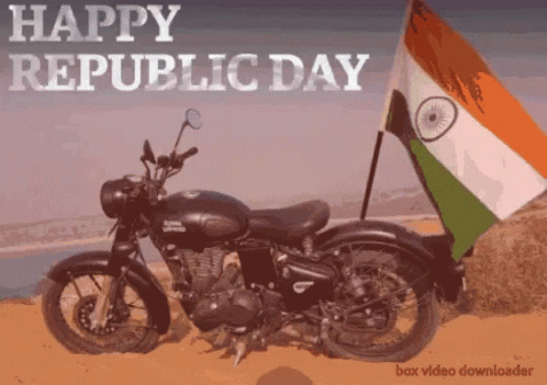 Happy Republic Day Royal Enfield GIF