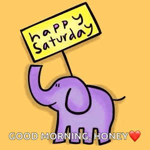 Happy Saturday Waving GIF
