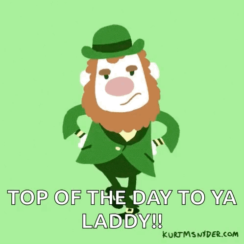 Happy St Patricks Day Leprechaun GIF
