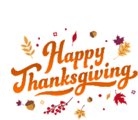 Happy Thanksgiving Sticker