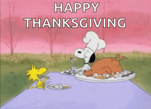 Happy Thanksgiving Snoopy Happy Thankgiving GIF