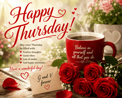 Happy Thursday G And V GIF