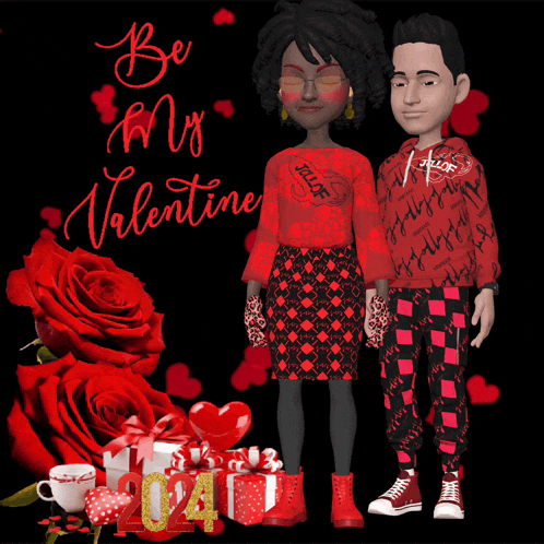 Happy Valentines Day Be My Valentine GIF