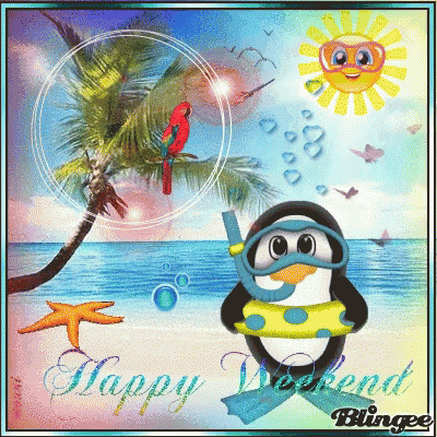 Happy Weekend Flowers GIF