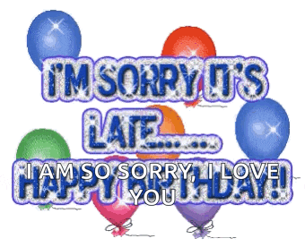 Happylatebirthday Hbd GIF