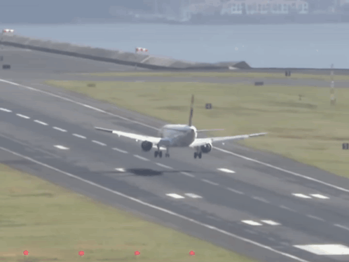 Hard Landing Madeira GIF