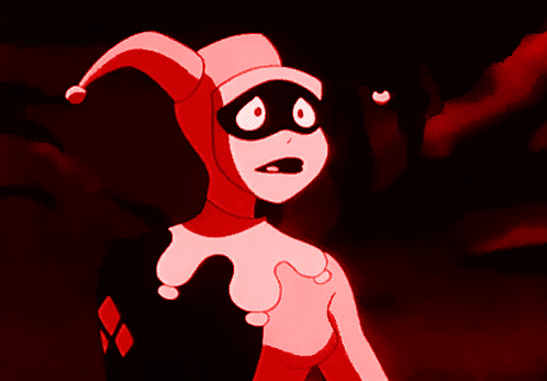 Harley Quinn Sheepish GIF