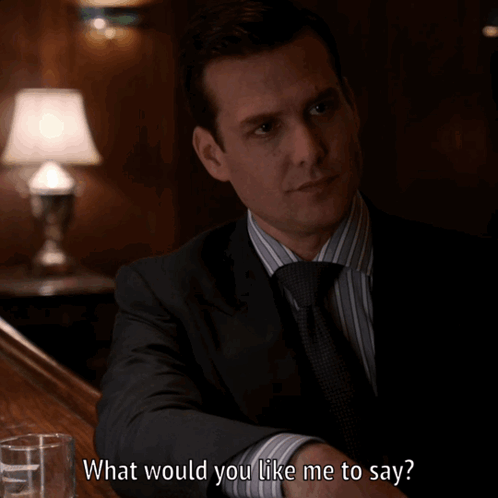 Harvey Specter Dana Scott GIF