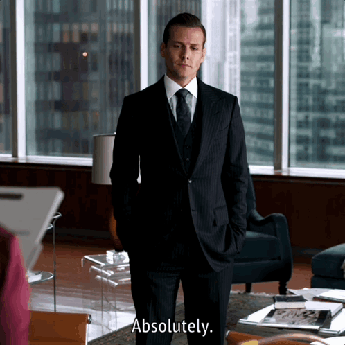 Harvey Specter Suits GIF