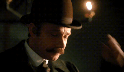 Hat Tip Sherlock GIF