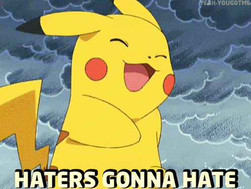 Haters Going To Hate Haters Gonna Hate GIF