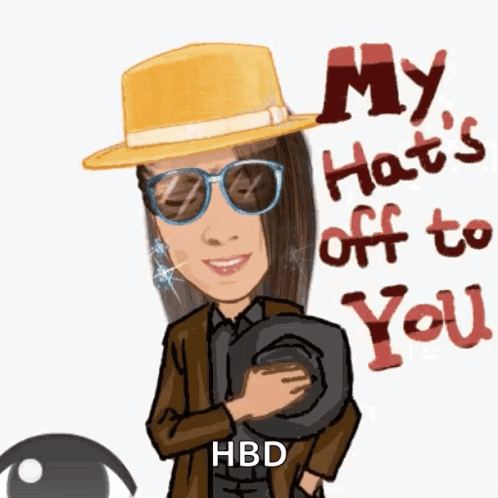 Hats Off To You Congrats GIF