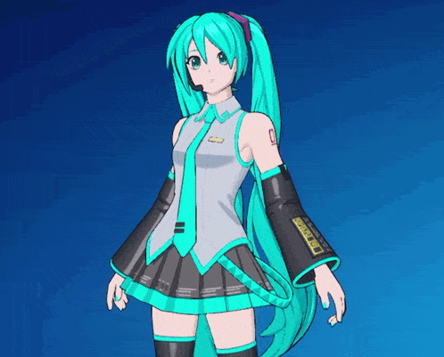 Hatsune Miku Googly Eyes GIF