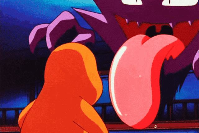 Haunter Charmander GIF