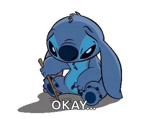 Having A Bad Day Stitch GIF